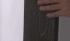 Wearing a Slinky Brown Leather Dress and Heels the Beautiful Spiritualist Struggles Bound and Gagged! 4K Video Version