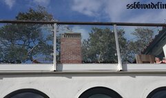 Spying on SSBBW Adeline from Below