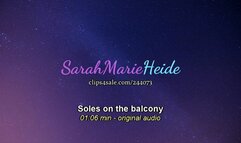 Soles on the balcony