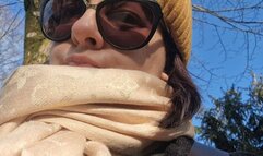 Farts while walking down the street 4K