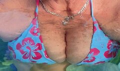 Hula girl Carissa in the Hot Tub part 1