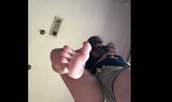 Giantess Toe spread Tease