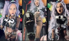 Toy car crush while chain smoking multiple