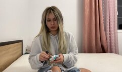 Smoking and farting with face expressions