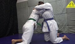 Dolly vs Kimbra judo GI match