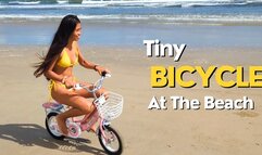 Tiny Bicycle At The Beach (SD WMV)