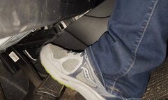 Driving in Saucony Sneakers