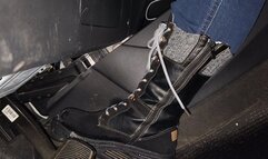 Revving in Black Tall Boots