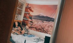 Spying on Tattooed Step-Sister Masturbating