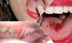 Reverse candy chewing