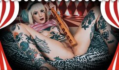 Harley Quinn Stuffs Panties & Fucks Bat