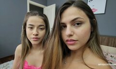 TRHOAT KISSES - BEAUTIFUL BLONDE - VOL #211 - TOP GIRL BRUNA GALLI and LIVIA - FULL VERSION