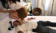 Tilly McReese Heel Trampling Slave after Work - Up Close 4K