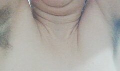 Comb smelly armpits not shaved for two months!