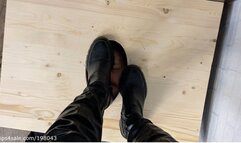 Boot worship and spitting in face-box