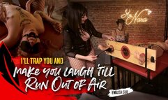 Nara traps Fennix with exposed soles and tickles her whole body (720 EN-sub)