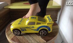 Catalina Teases And Destroys Yellow Dinoco