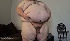 SSBHM restrains FFA against his fupa and dick during sloppy blow job