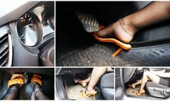 HOT PREMIERE: Crazy really hard revving in powerful Nissan