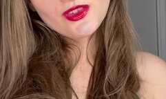 Stare Into My Eyes Silent Face and Eye Worship - Goddess Alya silently mesmerizes you in this sexy face and eye fetish clip featuring lingerie blue eyes red lipstick and more
