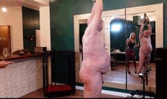 Goddess Kira Gold - !!More than NEW!! – Pitiless hard whipping the gimp with whips and paddle – Part 1