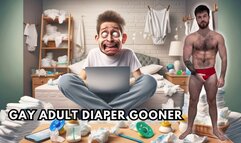 Gay adult diaper gooner