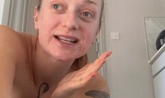 Squirting into 2 cups!