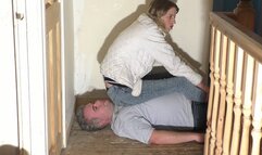 Chest Sitting Chelsea On The Landing (4K)