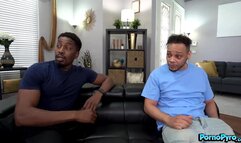 Cougar London River Bangs Her Two Hot Black Neighbors