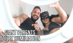 Giant parents toilet humiliation - Lalo Cortez and Vanessa