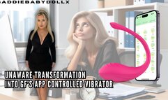 Unaware transformation into gf's App Controlled Vibrator