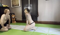 Nefariess dominates her victim over and over in wrestling matches!