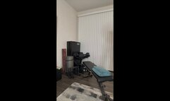 Danny Steele Fucks Pocket Pussy in Home Gym