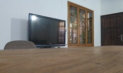 Milah Arches Secrets in Lace Tease on Black Stilettos