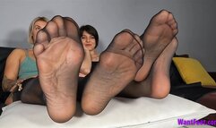 Smell These Nyloned Feet - HD MP4
