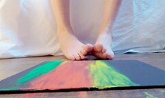 Sexy foot fetish by Paris Daniels