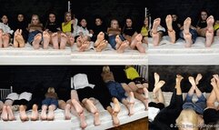 Wall of 12 bare soles, beautiful and ugly, ranging in age from 18 to 50 (Full with 35% discount)