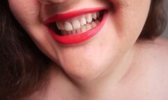 Beauty in the sharp details of the teeth - (no talking)