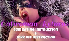 CEI Catwoman Returns Cosplay JOI Body Worship Boob &  Pussy Play With Riding, Cowgirl, Face Sitting POV