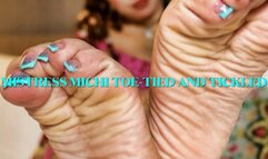 Mistress Michi Toe-Tied and Tickled