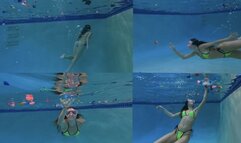 Swimming to Retrieve Wreckage from the Pool