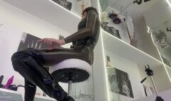 Tall Goddess humiliates smallest slave on earth - Height humiliation POV - [FHD MOV]