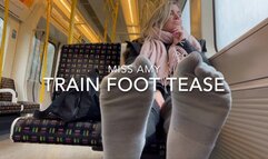 Train Foot Tease