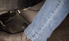 Going for Gas in Flat Ankle Boots