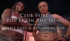 Club Vore: You're On The Menu - Featuring Paris Love and Kendra Allure - 4k
