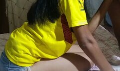 Cabalgata oral y vaginal montada