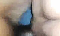 Hubby films as he lets his blonde wife try some BBC