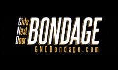 2401CLEO-Busty Housewife home invaded and encased in pantyhose