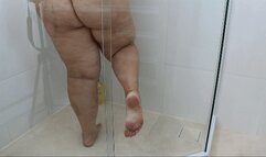 Juliette-rj invites you to her delicious shower, just "cum" LOL - BBW BODY - FAT ASS - FEMALE - FAT PUSSY - THICK THIGHS - THICK BODY - SHOWER FETISH - VOYERISM - SHOWER SCENES - ASS FETISH - WET FEET