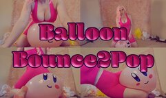 Bouncing to Pop Cartoon Balloon